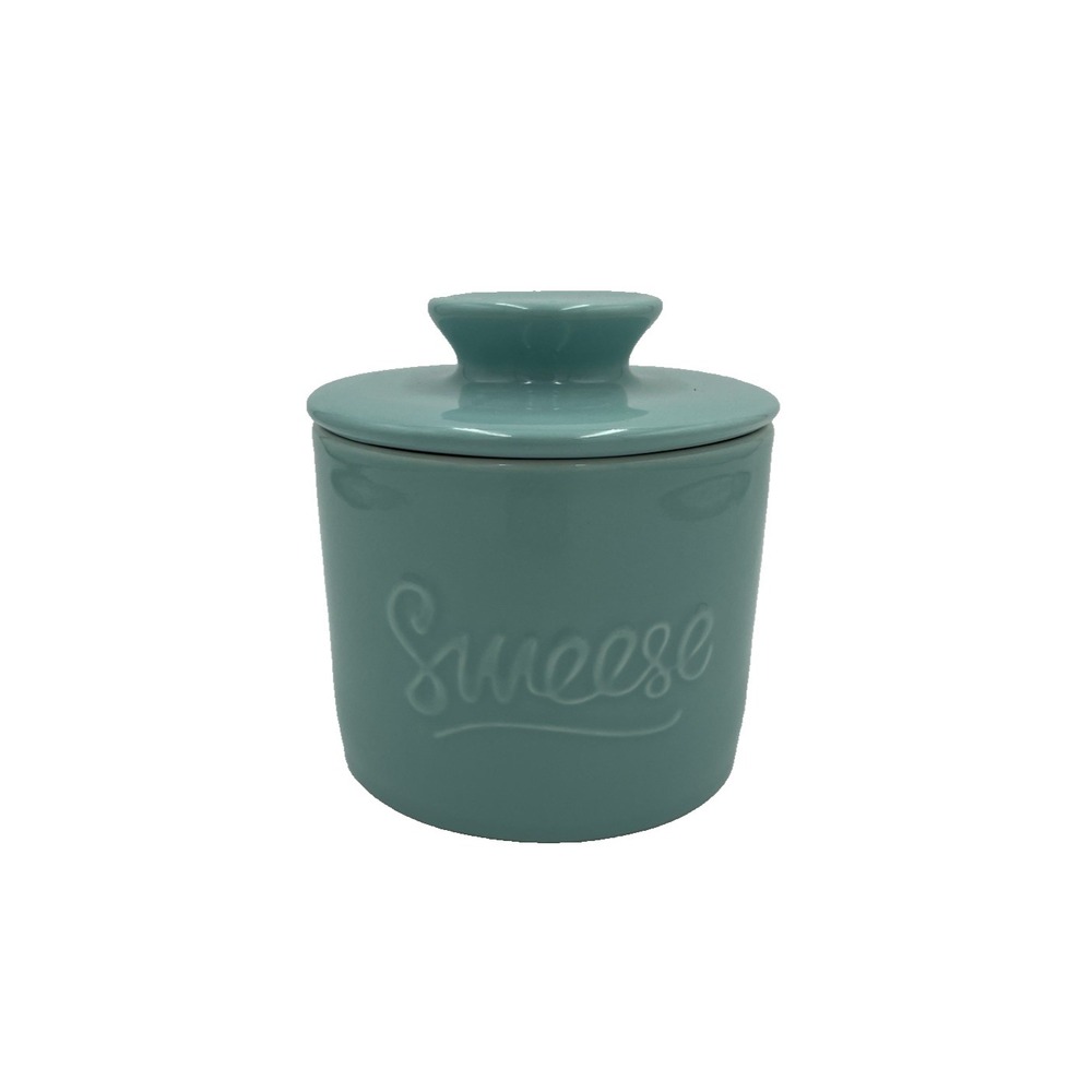 Sweese French Butter Bell Butter Keeper Crock Turquoise‎ Blue